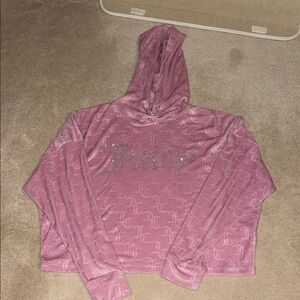 Juicy Couture Embellished Pink Pullover